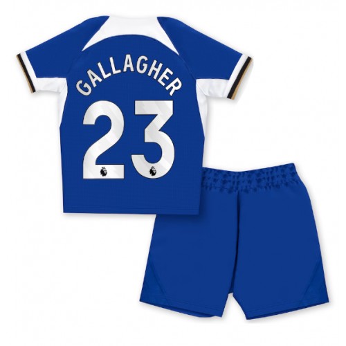 Chelsea Conor Gallagher #23 Domaci Dres za djecu 2023-24 Kratak Rukav (+ Kratke hlače)